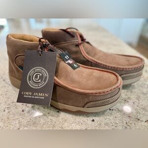 CODY JAMES MEN'S WALLABEE MOC TOE WORK SHOES - COMPOSITE TOE  “NWT”